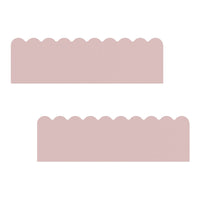 Set di 2 Mensole Vestnes con Bordo Rialzato 40 x 10 x 10 cm per Cameretta - Rosa [en.casa]