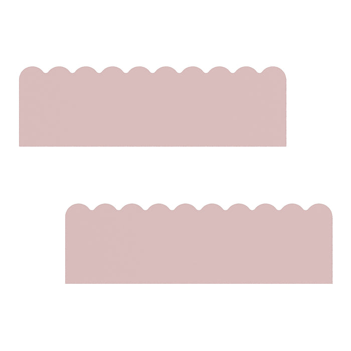 Set di 2 Mensole Vestnes con Bordo Rialzato 40 x 10 x 10 cm per Cameretta - Rosa [en.casa]