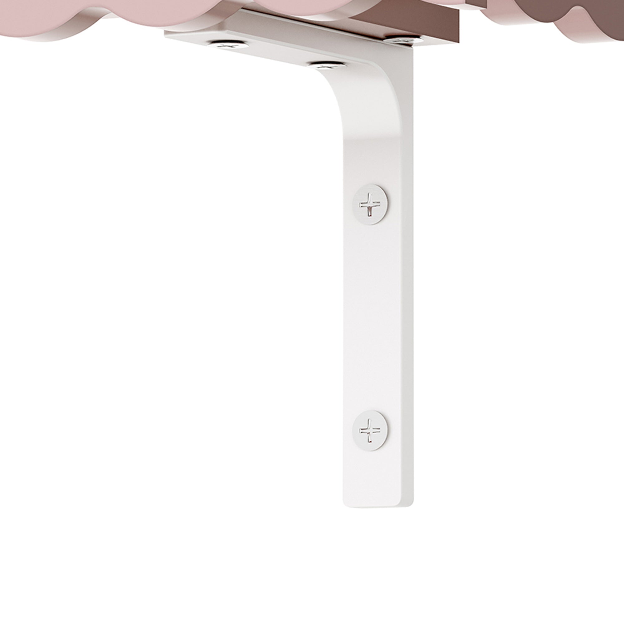 Set di 2 mensole da parete mobile contenitore moderno 80 x 17 x 4 cm rosa 03_0009760