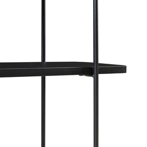 Scaffale da Parete Østfold a 3 Ripiani - Nero [en.casa]