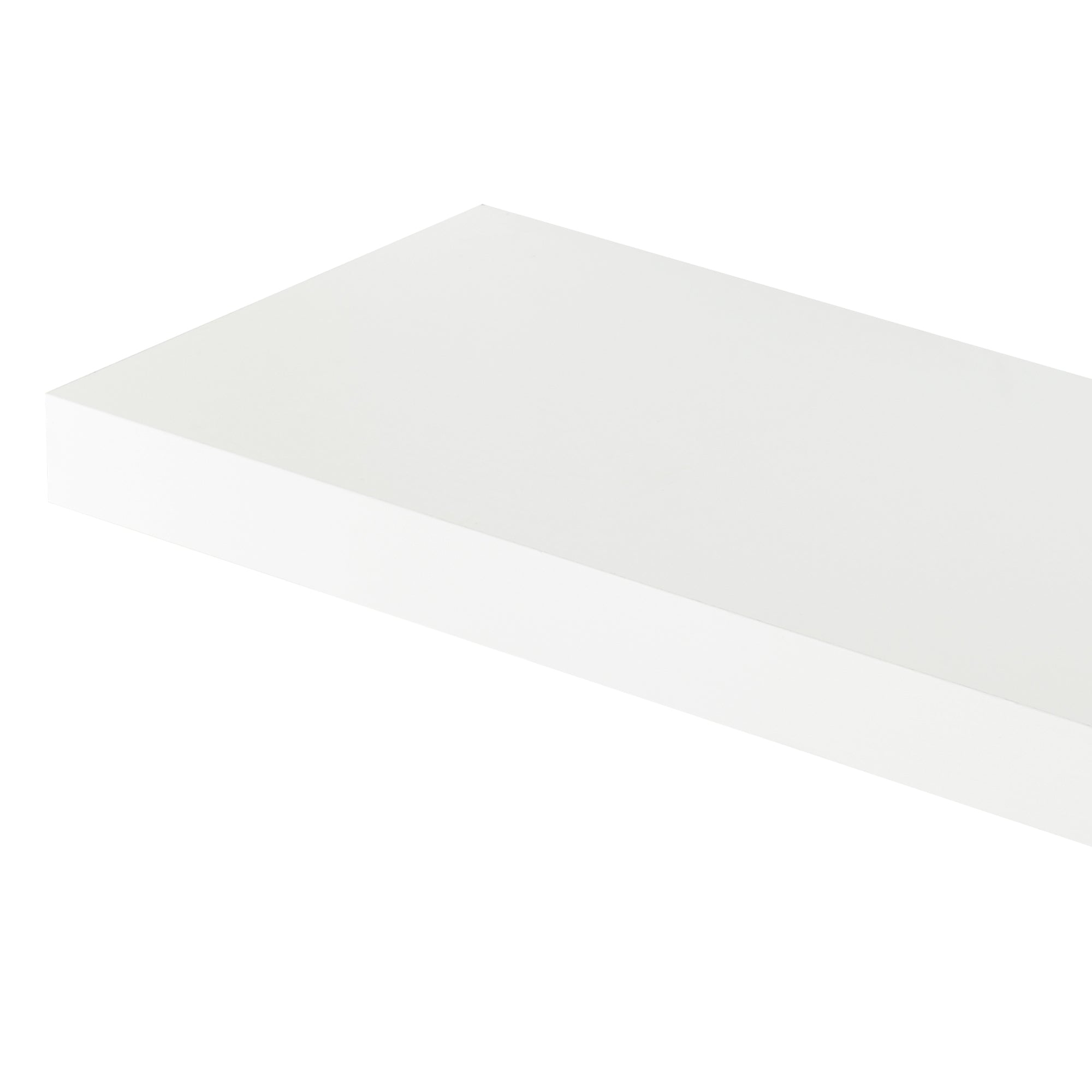 Set di 2 mensole da parete moderno mobile contenitore 60 x 20 x 4 cm bianco 03_0009741
