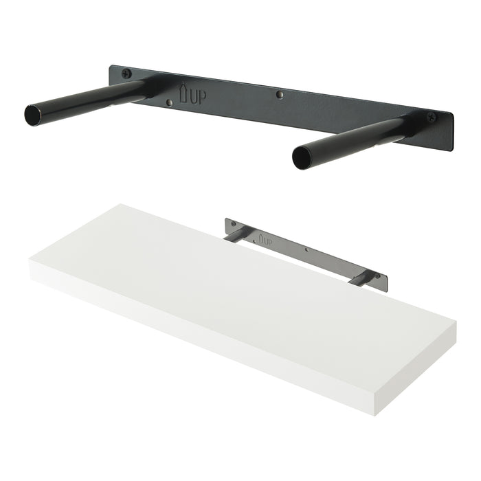 Set Stranda 2 Mensole da Muro 60x20x4 cm Bianco [en.casa]