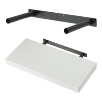 Set Stranda 3 Mensole da Muro 40x17x4 cm Bianco [en.casa]