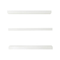 Set Stranda 3 Mensole da Muro 60x20x4 cm Bianco [en.casa]