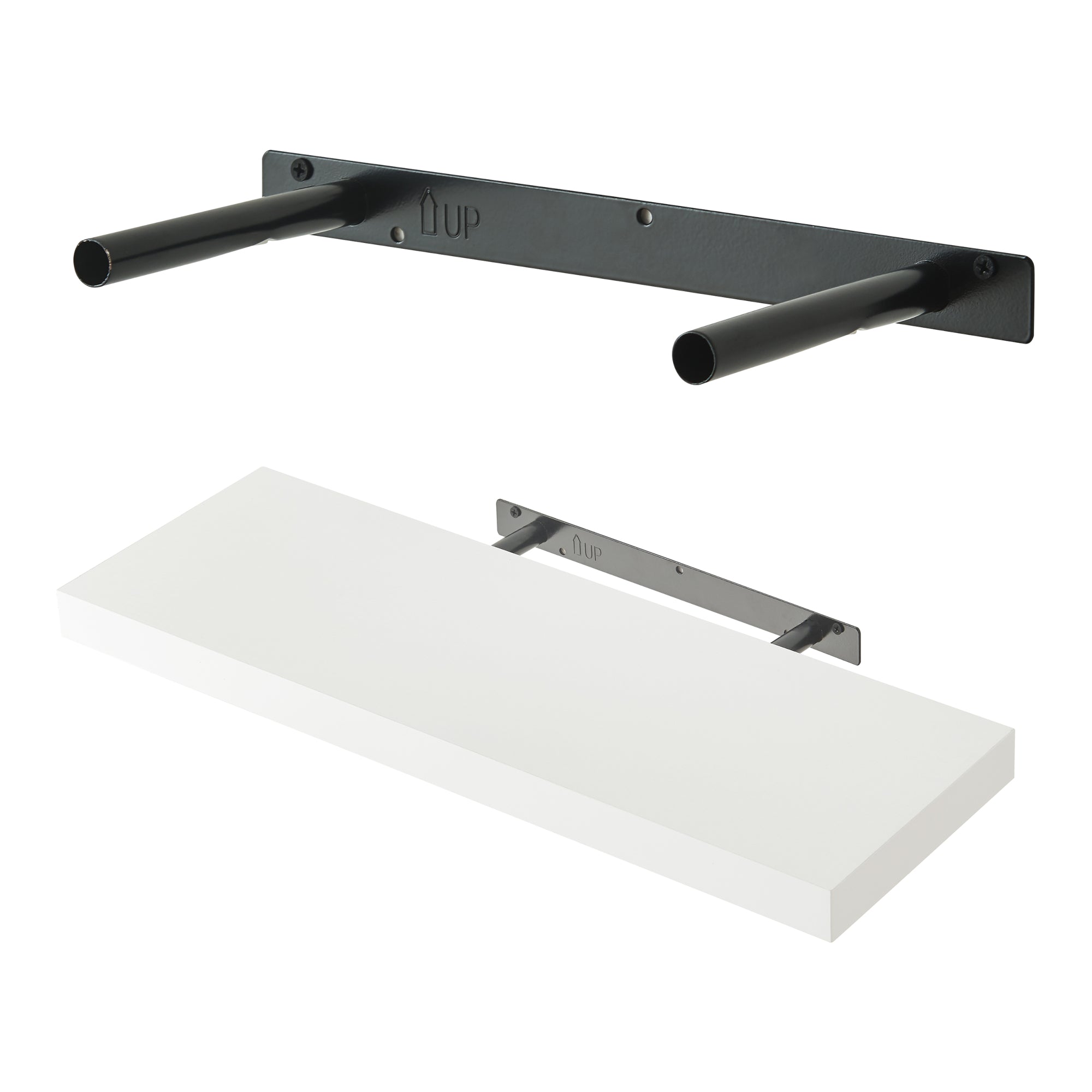 Set Stranda 3 Mensole da Muro 60x20x4 cm Bianco [en.casa]