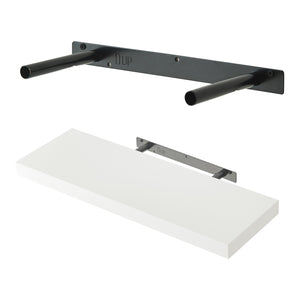 Set Stranda 3 Mensole da Muro 60x20x4 cm Bianco [en.casa]