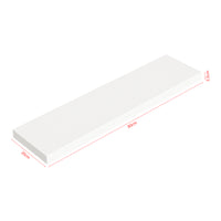 Set Stranda 3 Mensole da Muro 80x20x4 cm Bianco [en.casa]