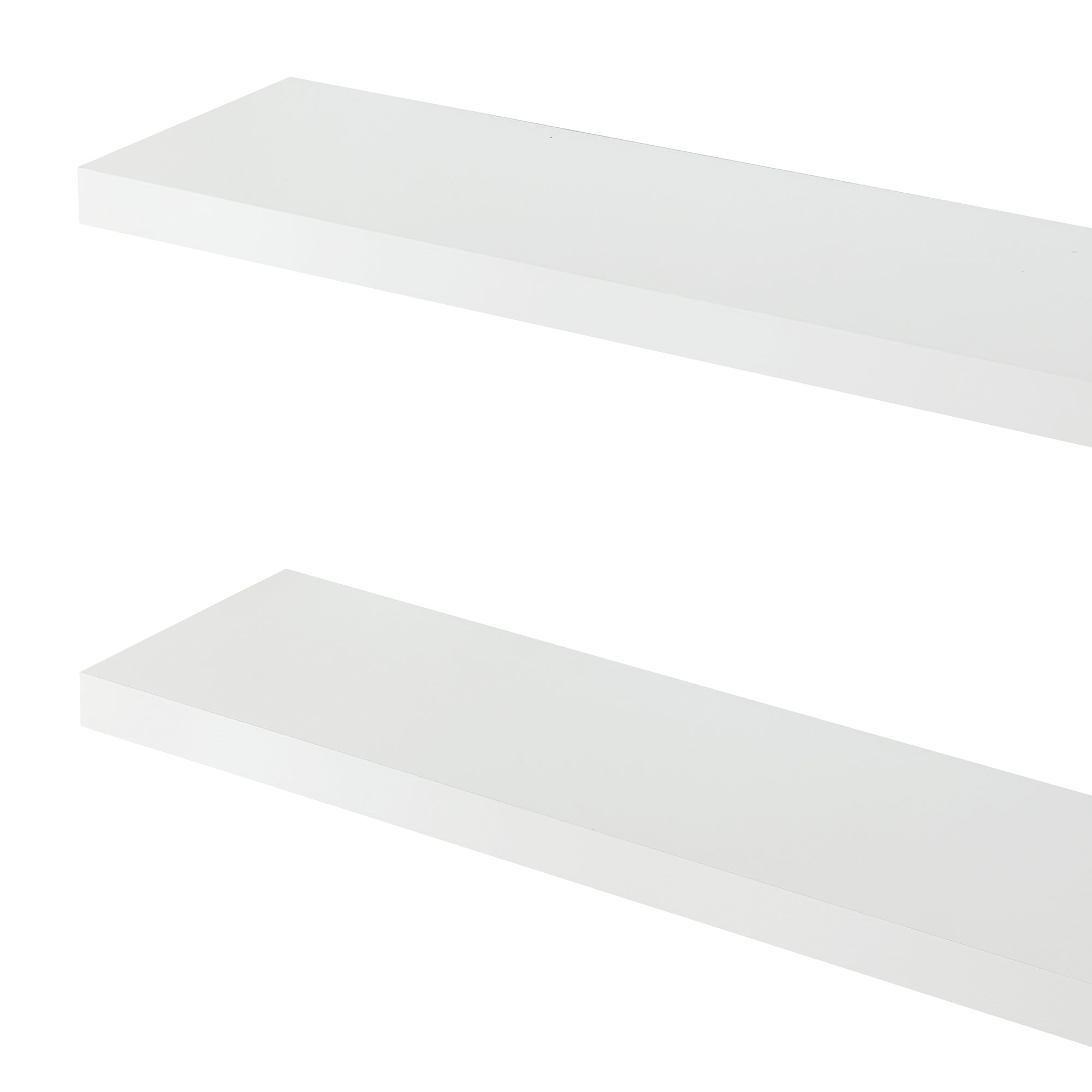 Set Stranda 3 Mensole da Muro 80x20x4 cm Bianco [en.casa]