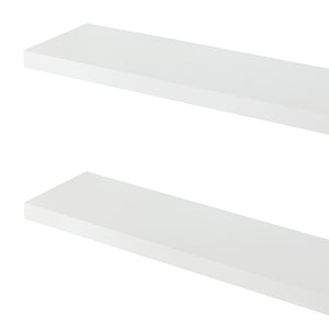 Set Stranda 3 Mensole da Muro 80x20x4 cm Bianco [en.casa]