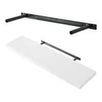 Set Stranda 3 Mensole da Muro 80x20x4 cm Bianco [en.casa]