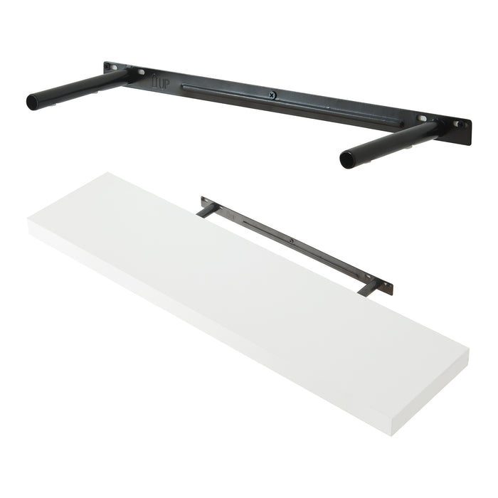 Set Stranda 3 Mensole da Muro 80x20x4 cm Bianco [en.casa]