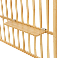 Pannello Portaoggetti da Parete Røst - Bambù Naturale [en.casa]