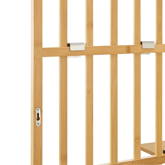 Pannello Portaoggetti da Parete Røst - Bambù Naturale [en.casa]