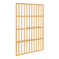 Pannello Portaoggetti da Parete Røst - Bambù Naturale [en.casa]