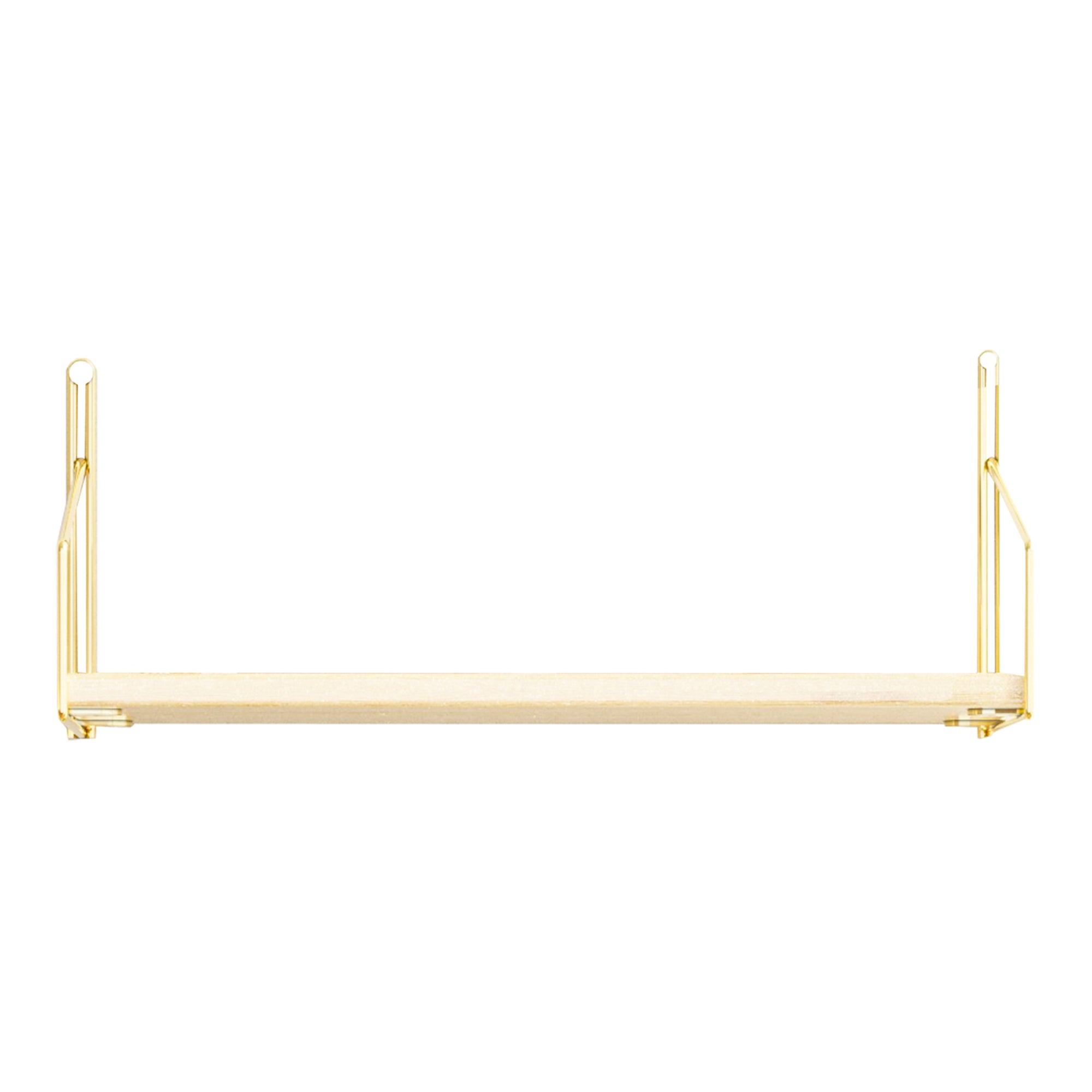 Mensola da Parete Muurame con Piano in Legno di Pino 40 x 14 cm [en.casa]