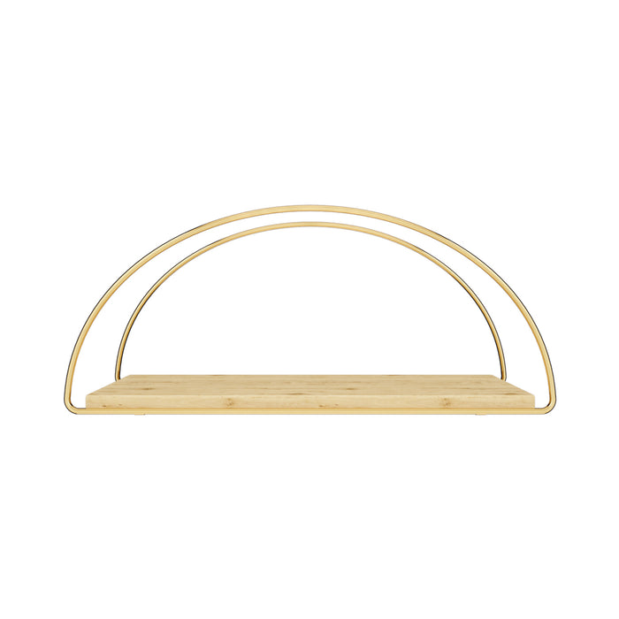 Mensola da Parete Mynämäki con Arco Capovolto Portasalviette [en.casa]