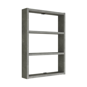 Mensola da cucina a 3 livelli 60 x 43 x 9 cm effetto cemento 03_0006968