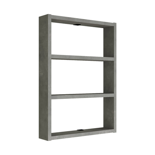 Mensola da cucina a 3 livelli 60 x 43 x 9 cm effetto cemento 03_0006968