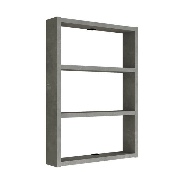 Mensola da cucina a 3 livelli 60 x 43 x 9 cm effetto cemento 03_0006968