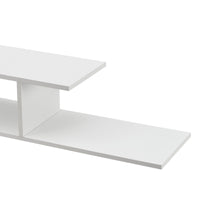 Mensola TV Støvring Sospesa a Muro 21 x 150 x 25 cm Bianco [en.casa]