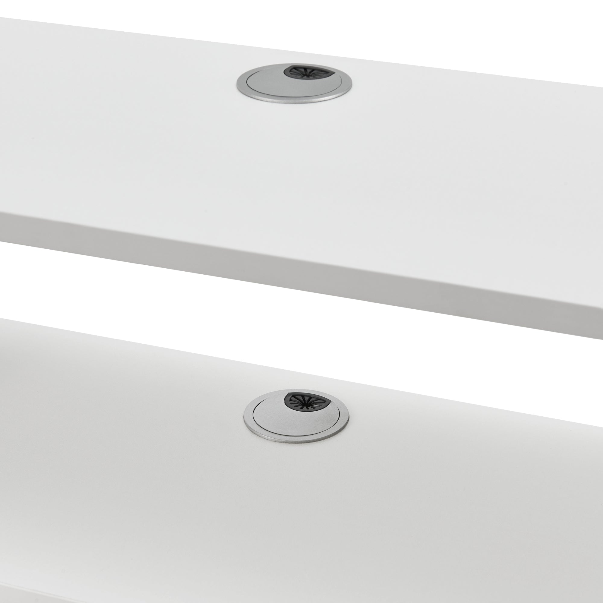 Mensola TV Støvring Sospesa a Muro 21 x 150 x 25 cm Bianco [en.casa]