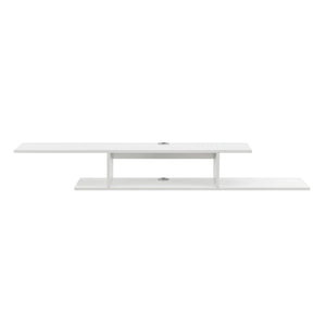 Mensola TV Støvring Sospesa a Muro 21 x 150 x 25 cm Bianco [en.casa]