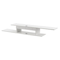 Mensola TV Støvring Sospesa a Muro 21 x 150 x 25 cm Bianco [en.casa]