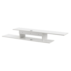 Mensola TV Støvring Sospesa a Muro 21 x 150 x 25 cm Bianco [en.casa]