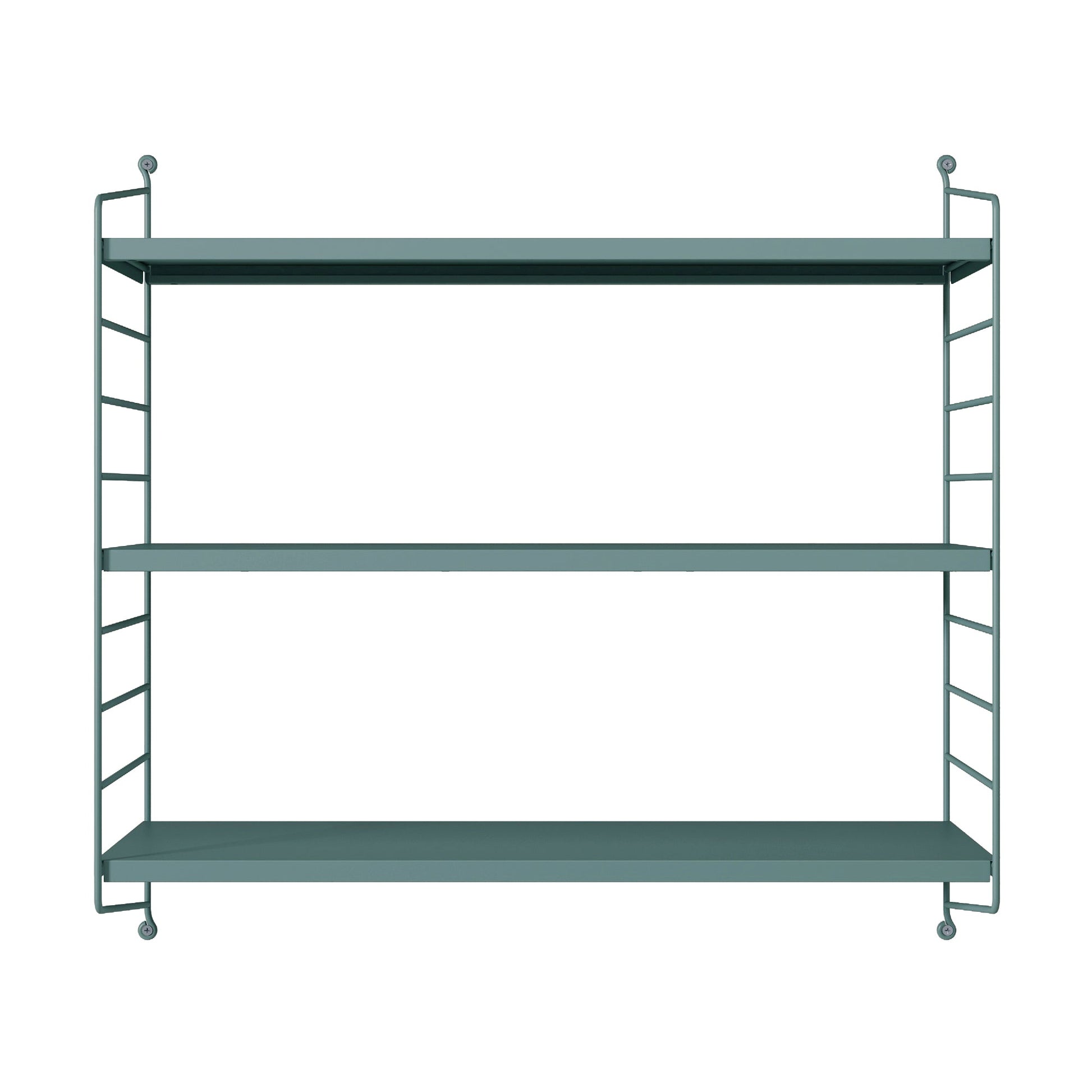 Mensola a muro 3 livelli componibili 50 x 60 x 15 cm grigio blu 03_0007054