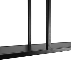 Scaffale da Parete Jämijärvi in Acciaio con Scomparti Aperti 90 x 120 x 18 cm Nero, opaco [en.casa]