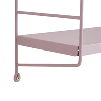 Set di 3 Scaffali da Parete Strängnäs a 3 Ripiani Regolabili  50 x 60 x 15 cm Acciaio Lilla [en.casa]