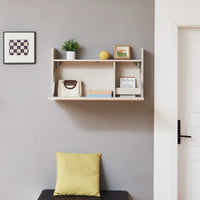 Scrivania Ribaltabile Rautalampi da Parete - Beige [en.casa]