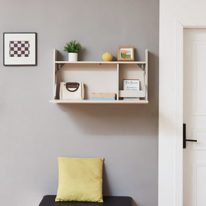 Scrivania Ribaltabile Rautalampi da Parete - Beige [en.casa]