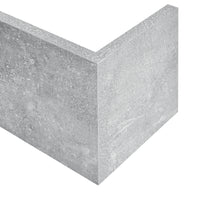 Mensola da Parete / da Muro con 3 Ripiani a Forma di U 119 x 18 x 55 cm Scaffale / Libreria / Consolle Pensile