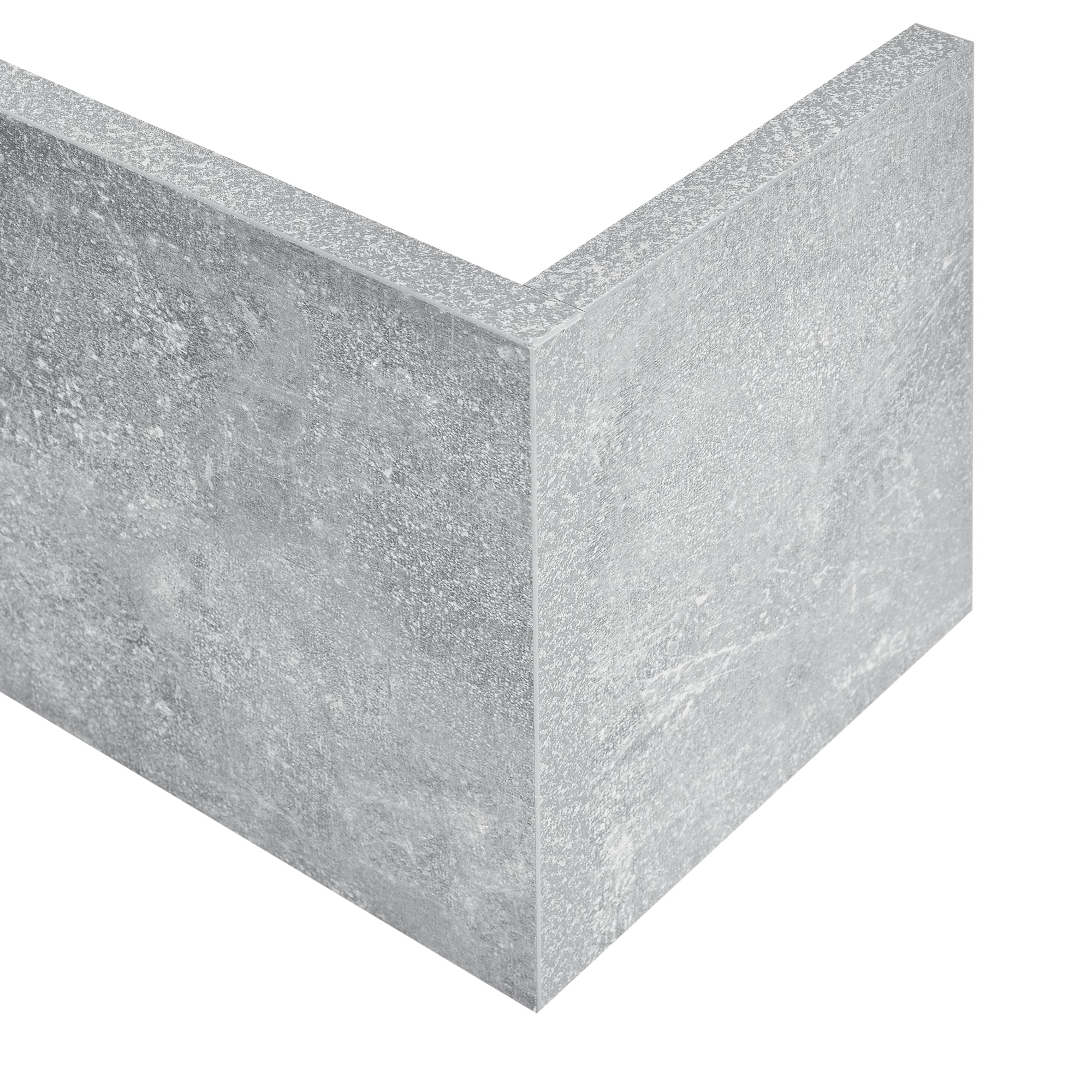 Mensola da Parete / da Muro con 3 Ripiani a Forma di U 119 x 18 x 55 cm Scaffale / Libreria / Consolle Pensile