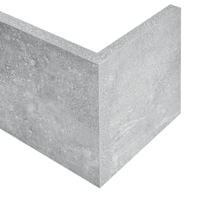 Mensola da Parete / da Muro con 3 Ripiani a Forma di U 119 x 18 x 55 cm Scaffale / Libreria / Consolle Pensile