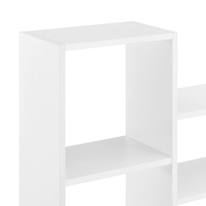 Mensola da Parete con 5 Scomparti a Cubo/Rettangolo 101 x 18 x 60 cm Scaffale Pensile a Forma di  H con Ripiani