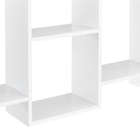 Mensola da Parete Jessheim a 7 Scomparti Portaoggetti - Bianco Opaco [en.casa]