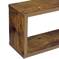 Set di 3 Mensole da Parete a Forma Rettangolare in Misure Diverse 3 Scaffali da Muro con 2 Ripiani Portaoggetti -