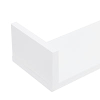 Set da 3 Mensole da Parete in Misure Diverse 3 Consolli Pensili a Forma di U Portaoggetti Libreria - Bianco