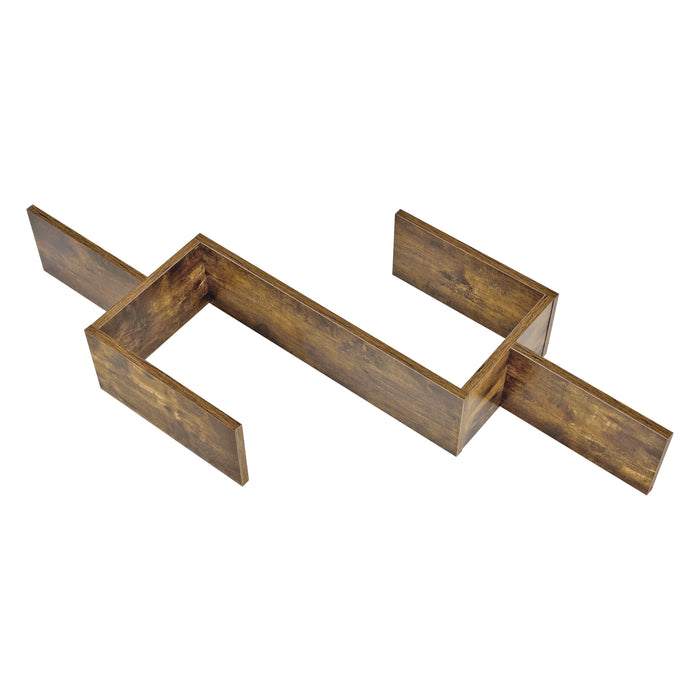 Mensola da Parete / da Muro in Design Moderno 104 x 14,5 x 49,5 cm Scaffale Pensile con 5 Ripiani Portaoggetti Libreria