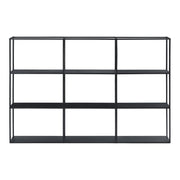 Mensola a muro 160 x 18 x 110 cm nero 03_0007033