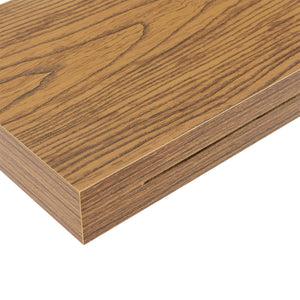 Mensola da Parete con Fessura Porta Chiavi Consolle da Muro 80 x 24 cm Effetto Noce [en.casa]