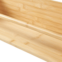 Mensola da Muro Flå Capovolta Appendiabiti da Parete - Bambù Naturale [en.casa]