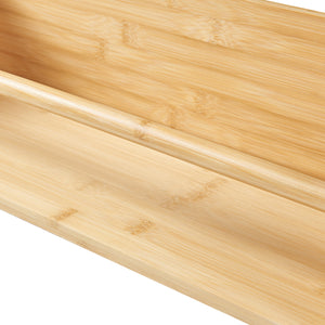 Mensola da Muro Flå Capovolta Appendiabiti da Parete - Bambù Naturale [en.casa]