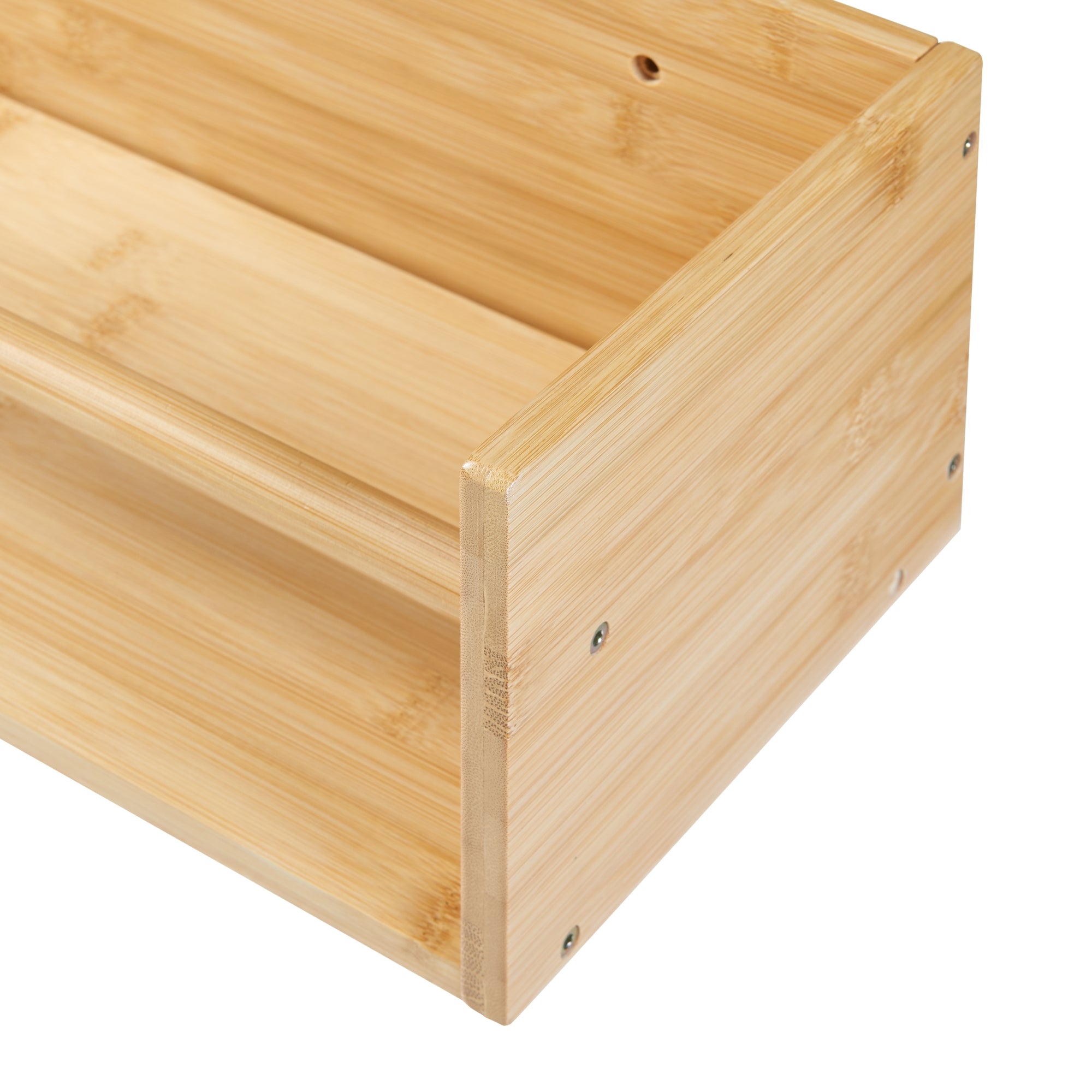 Mensola da Muro Flå Capovolta Appendiabiti da Parete - Bambù Naturale [en.casa]