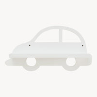 Mensola Skanderborg per Cameretta Sostegno Consolle Decorativo a Forma di Automobile - Bianco [en.casa]