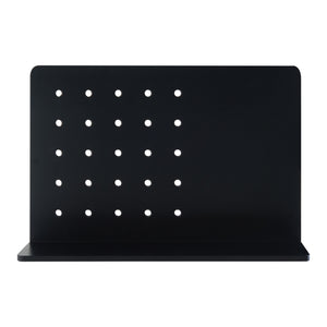 Mensola da Parete Dønna 60 x 15 x 40 cm Nero [en.casa]