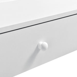 Set di 2 Mensole da Parete con Scomparto Chiuso 60 x 24 x 12,6 cm - Bianco [en.casa]