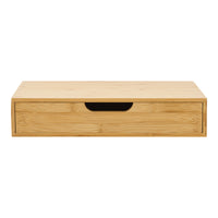 Set Bokn di 2 Mensole con Cassetto Integrato 40 x 24 x 8 cm Bambù - Naturale [en.casa]